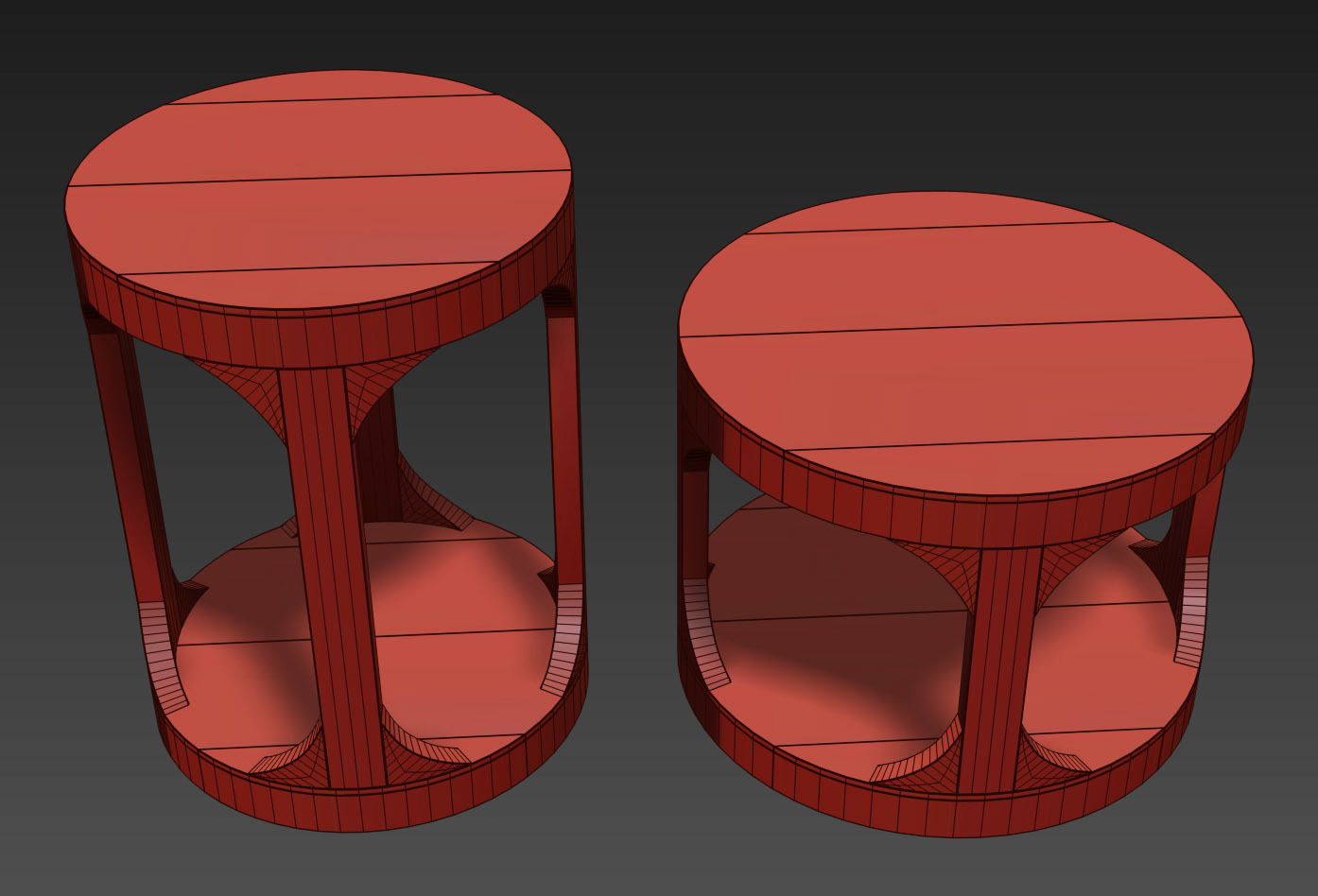 MARTENS ROUND SIDE TABLE 3D model_6