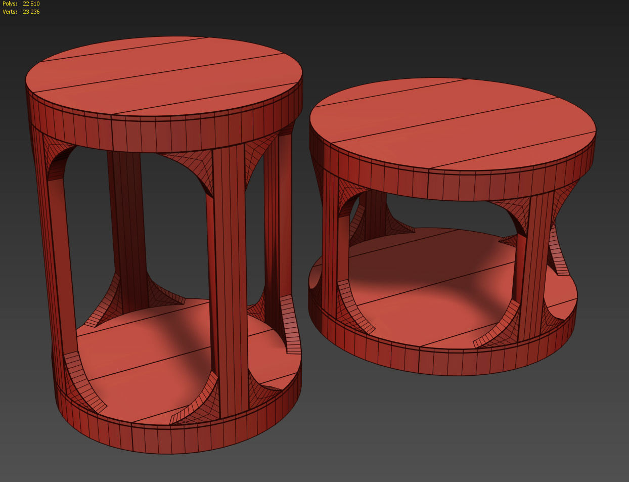 MARTENS ROUND SIDE TABLE 3D model_5
