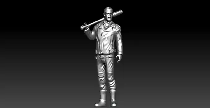 Negan The Walking dead 3d print 