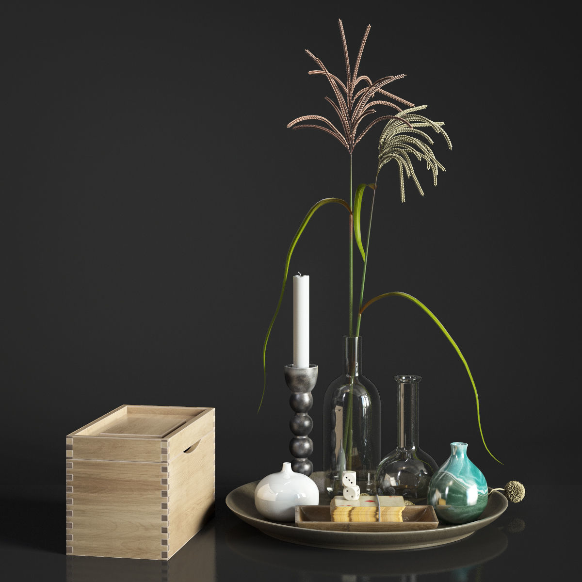 Decor for coffee table 3D model_2