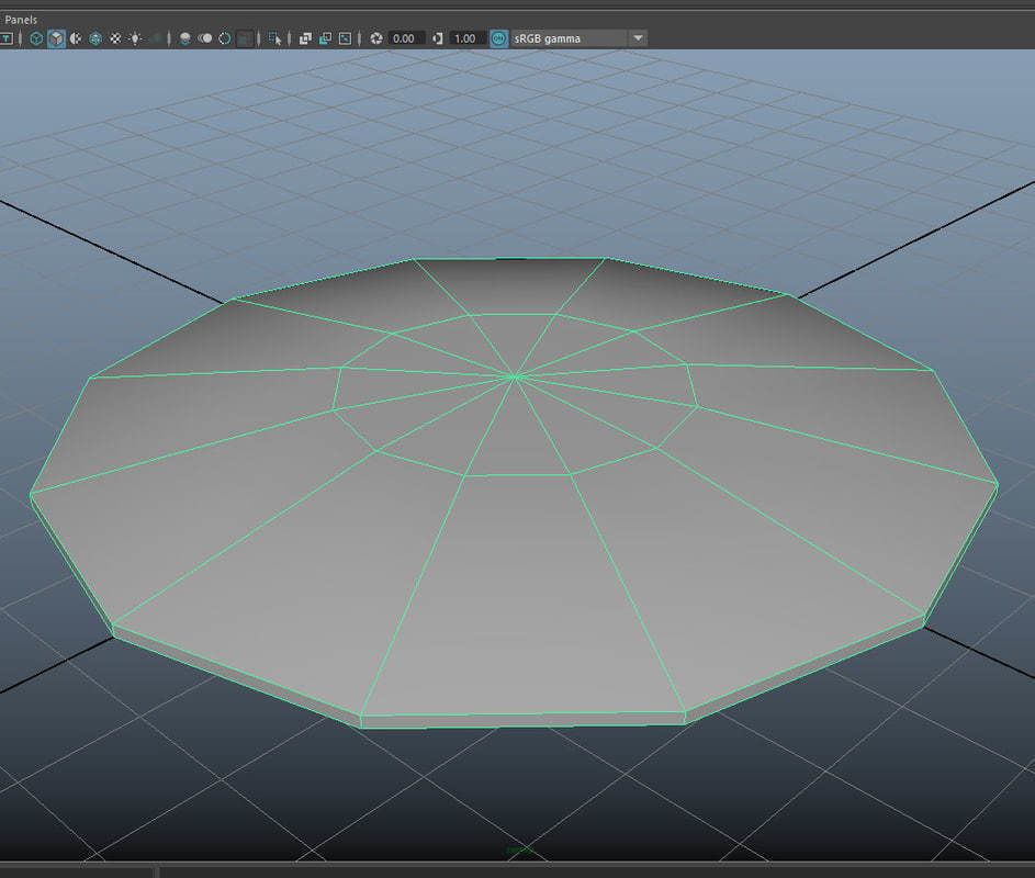 Teleporter Pad Low-poly 3D model_13