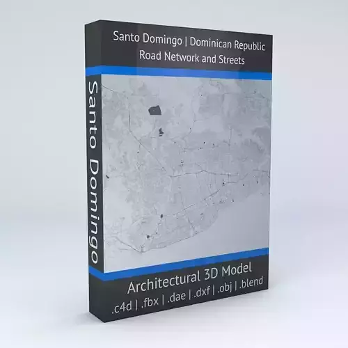 Santo Domingo Road Network and Streets