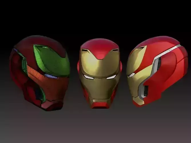 IronMan Infinity War Helmet 3D model