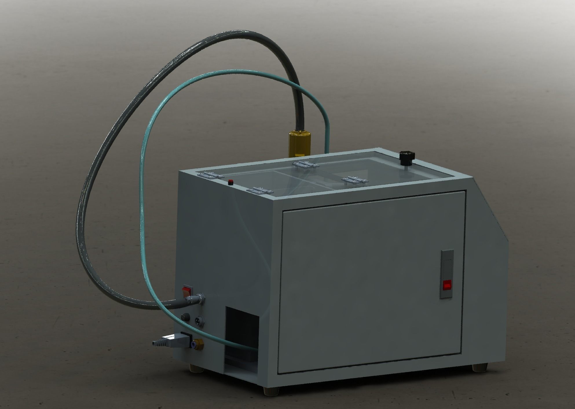 Handheld of screw machine 3D model_1