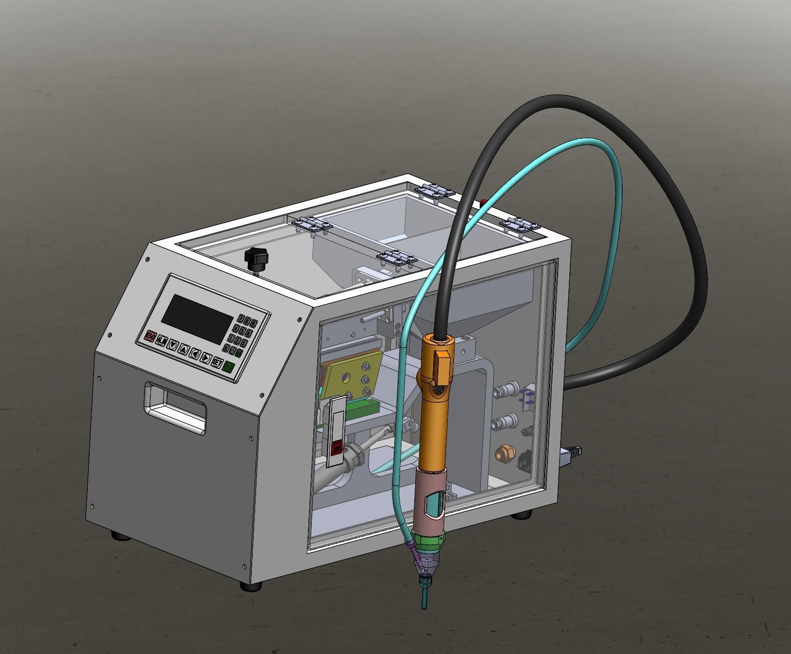 Handheld of screw machine 3D model_8