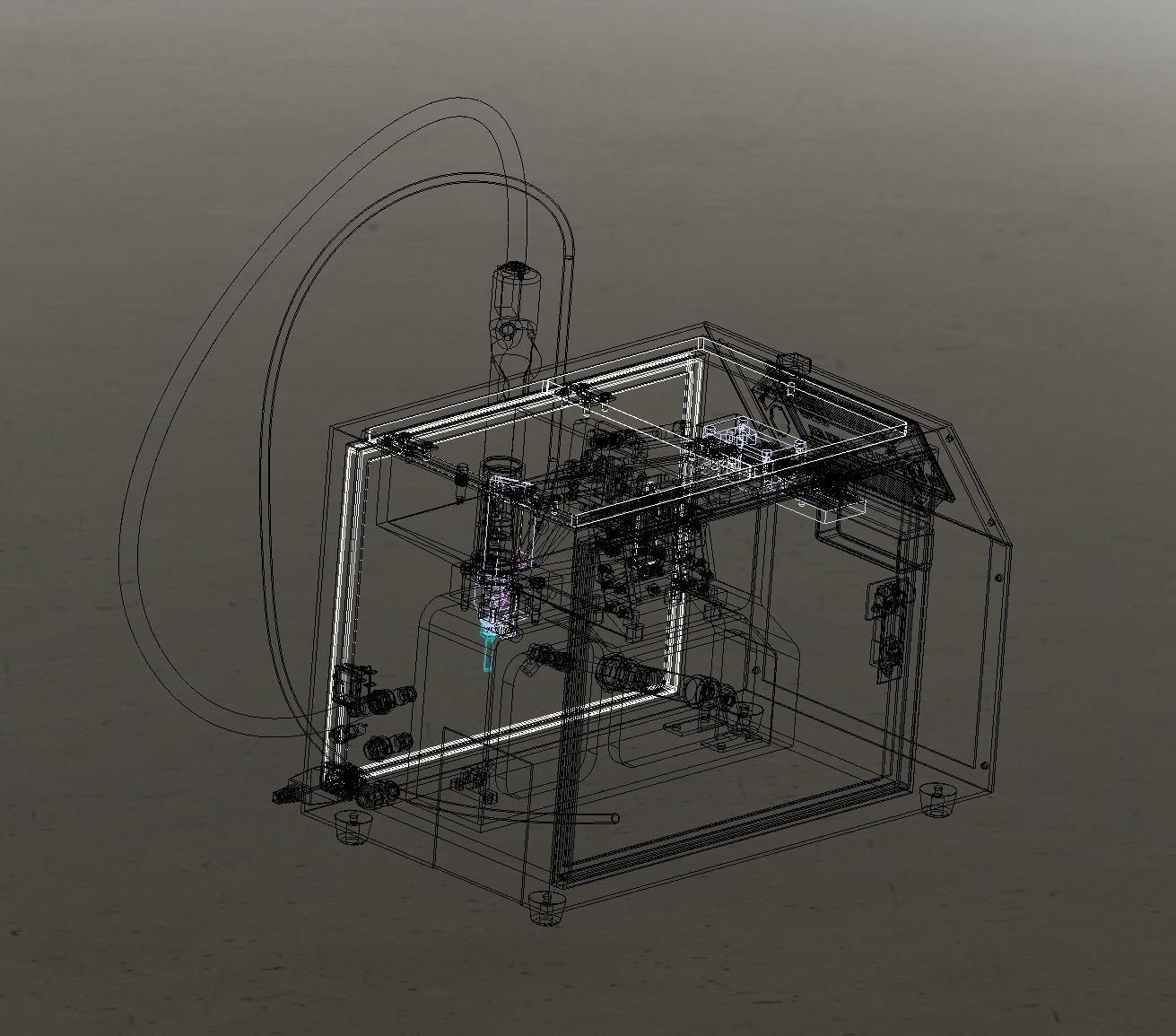 Handheld of screw machine 3D model_5