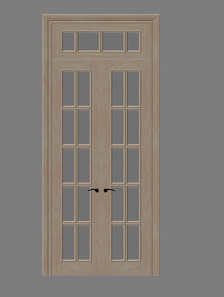 Door Roman Facet DK 3D model_4