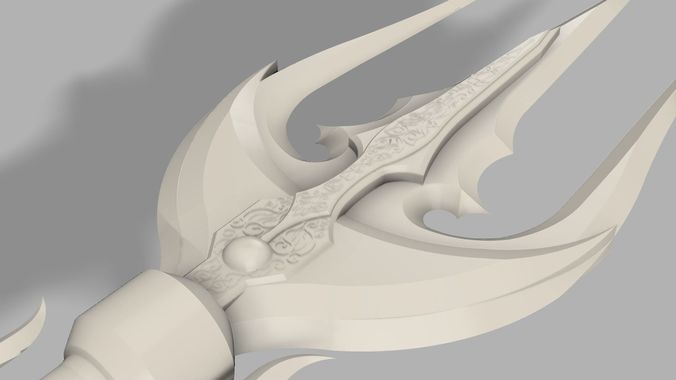 Final Fantasy XV Lunafreya Trident 3D print model