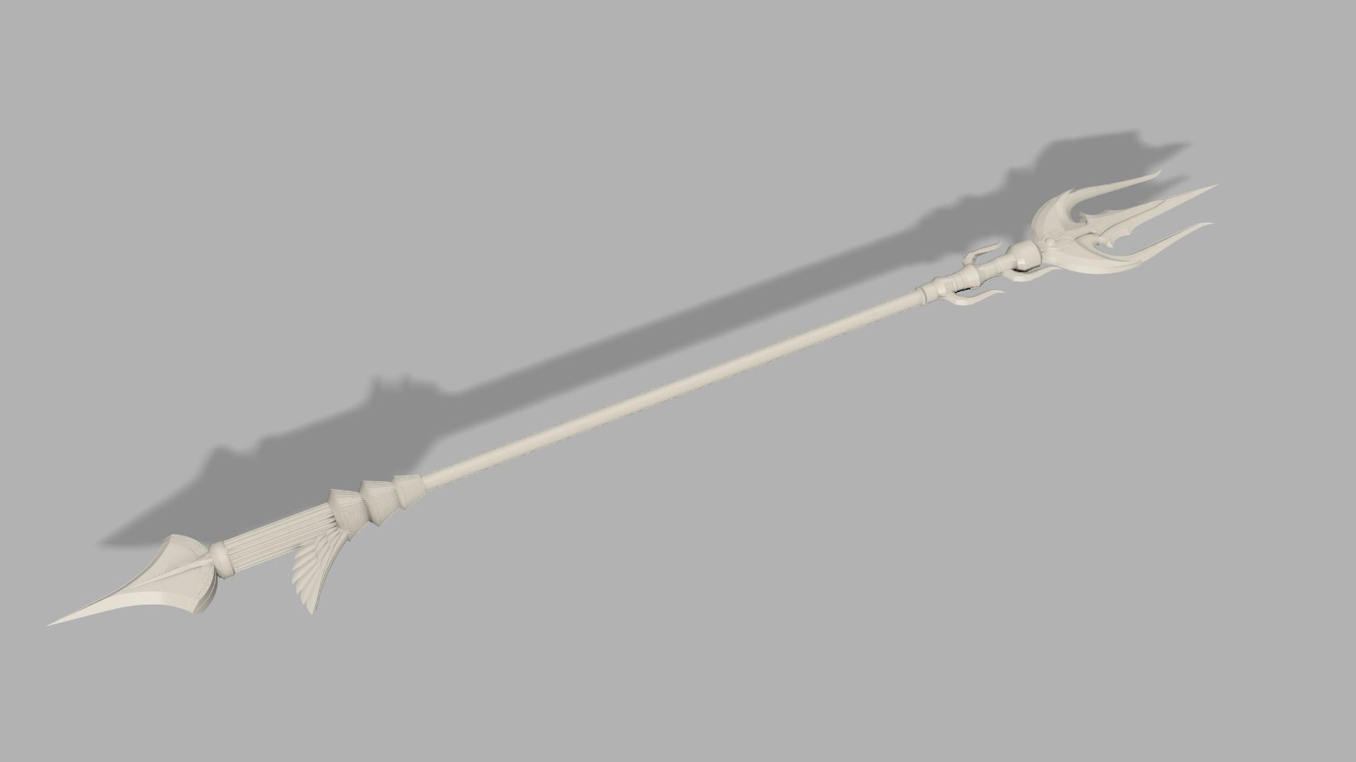 Final Fantasy XV Lunafreya Trident 3D print model_2
