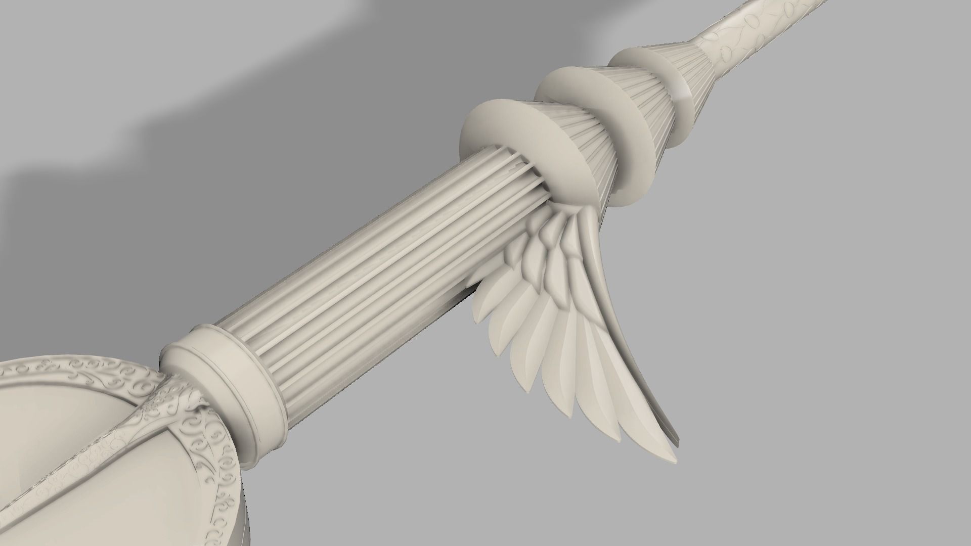 Final Fantasy XV Lunafreya Trident 3D print model_4