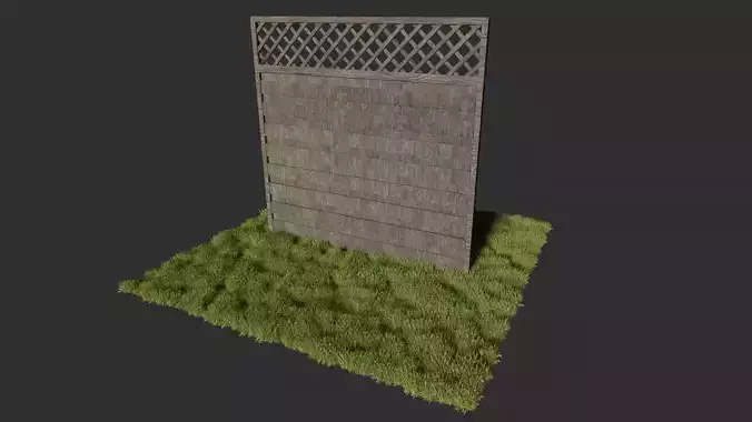 Modular wooden fence