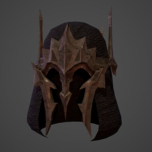 Battle crown Low-poly 3D model