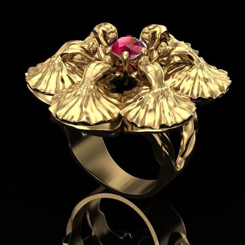Ring the dance 3D print model