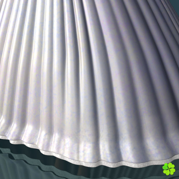 Wedding dress low poly Low-poly 3D model_20