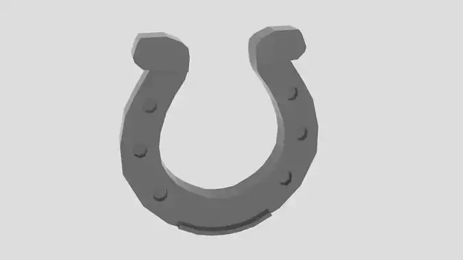 Horseshoe 2 Free low-poly 3D model