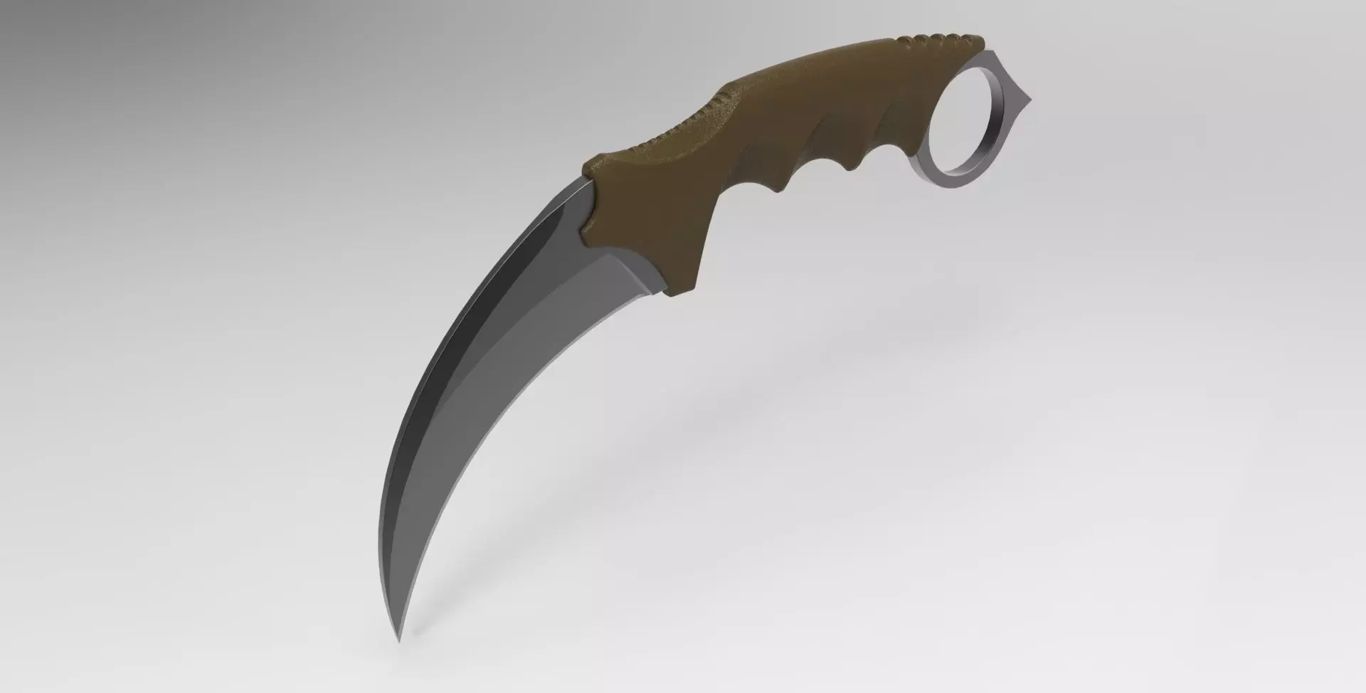 Knife 3D model_0