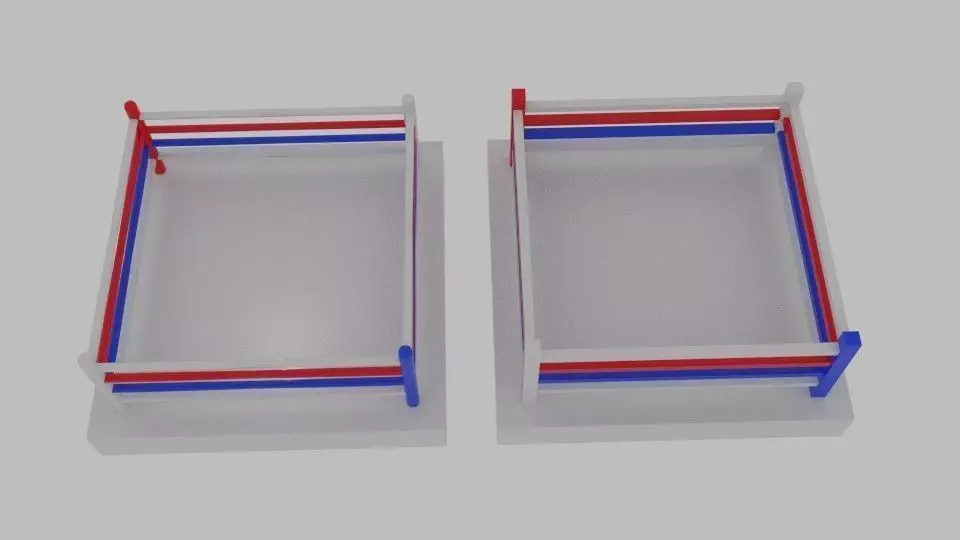 Low Poly Boxing Box Free low-poly 3D model