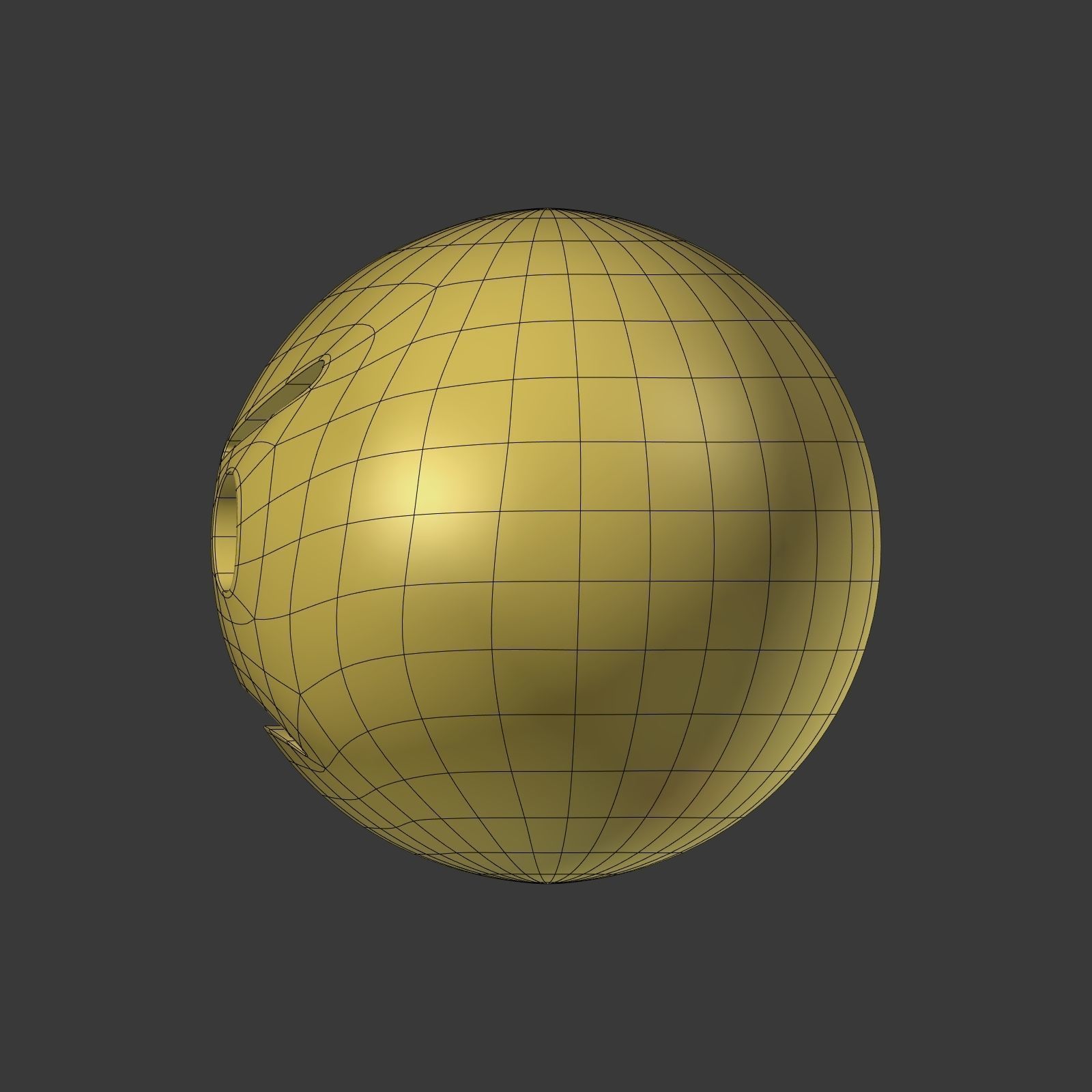 Angry Smiley Low-poly 3D model_12