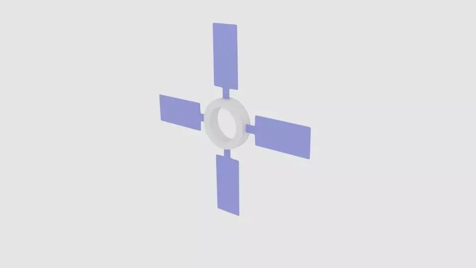 Simple Fanfan Free low-poly 3D model