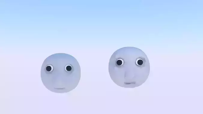Thomas Friend Face Free low-poly 3D model