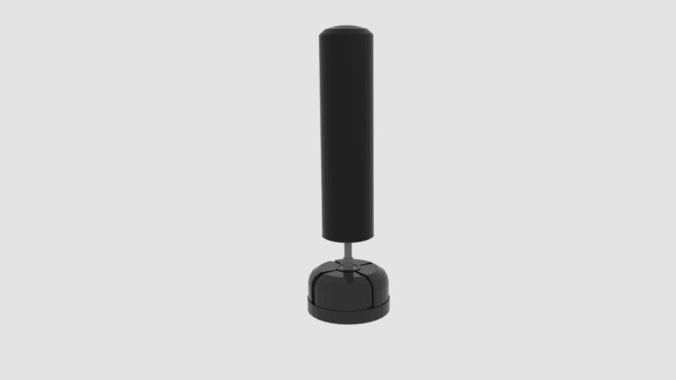  Free Free Standing Punching Bag  Free low-poly 3D model