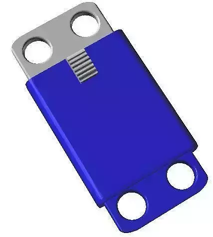 Box clasps 24 - library techique 3D for the conception of jewels