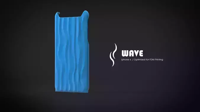 Wave - Iphone 6 Free 3D print model