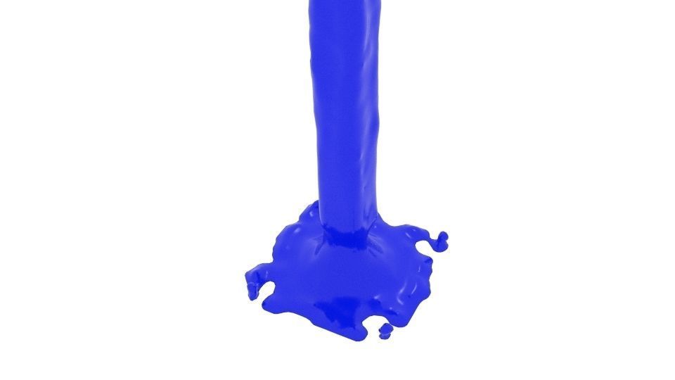 Cube Flow Splash Free Free 3D model_4