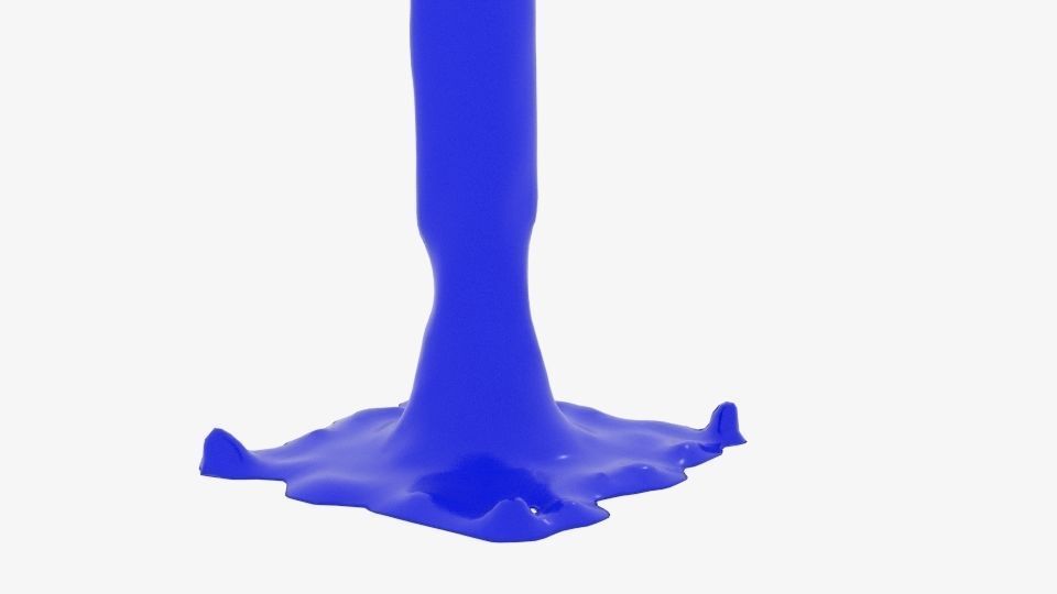 Rectangle Flow Splash Free Free 3D model_3