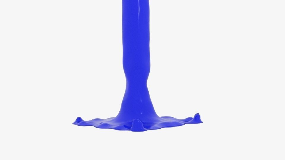 Rectangle Flow Splash Free Free 3D model_1