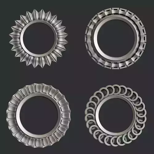 3d STL models for CNC frames