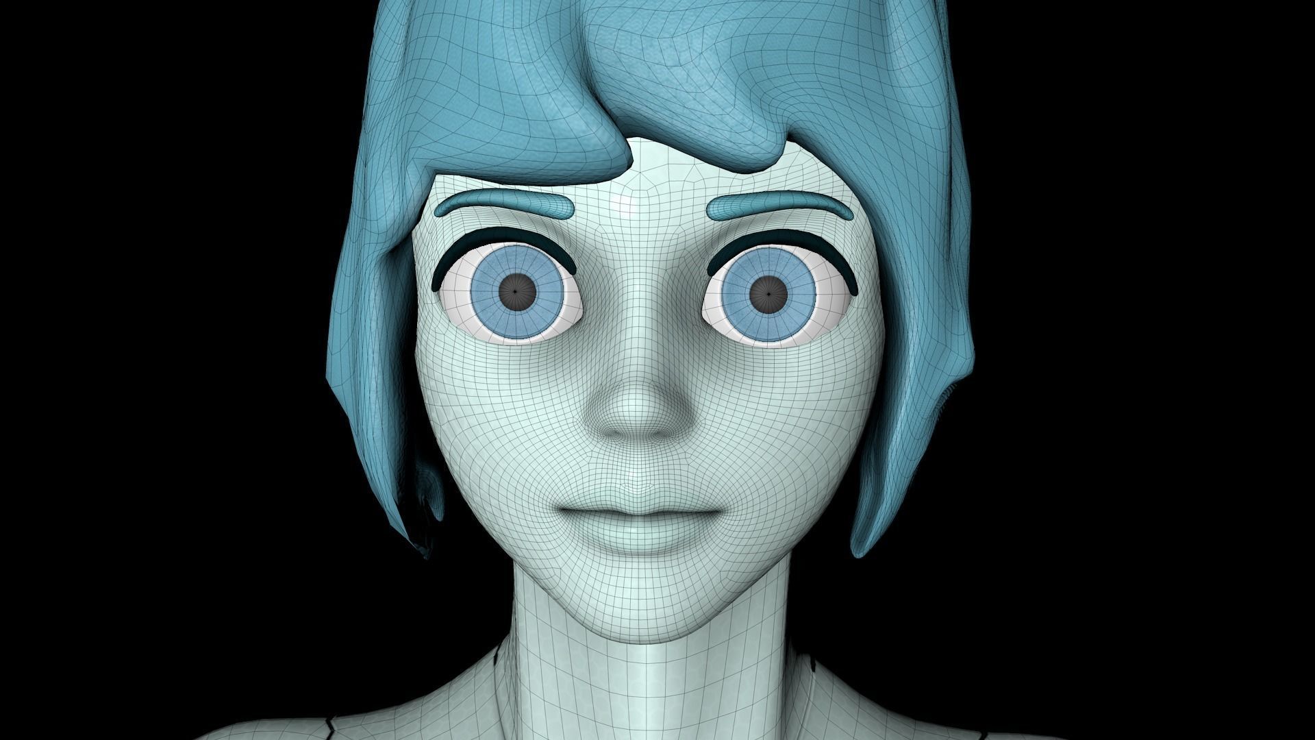 XJ9 - Jenny Low-poly 3D model_11