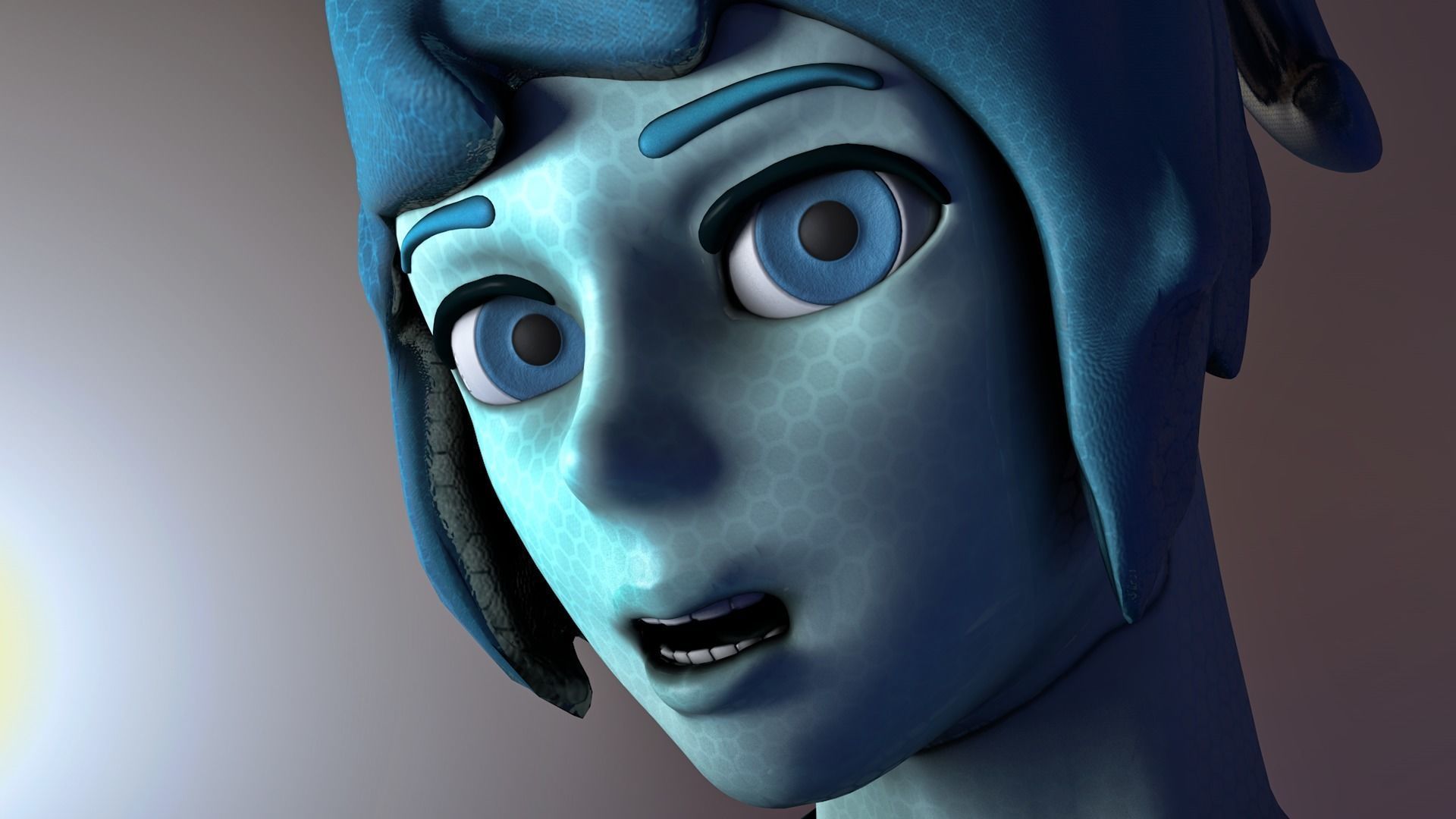 XJ9 - Jenny Low-poly 3D model_2