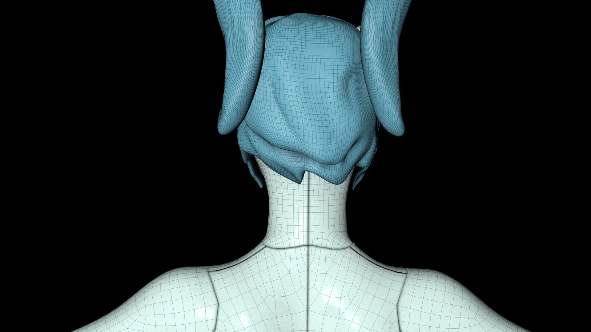 XJ9 - Jenny Low-poly 3D model_14