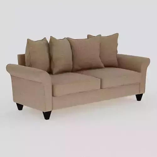 Hayden Beige Polyester Sofa