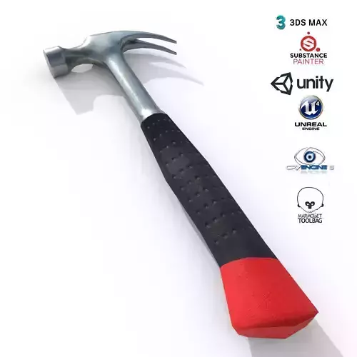 Hammer PBR Low-poly 3D model