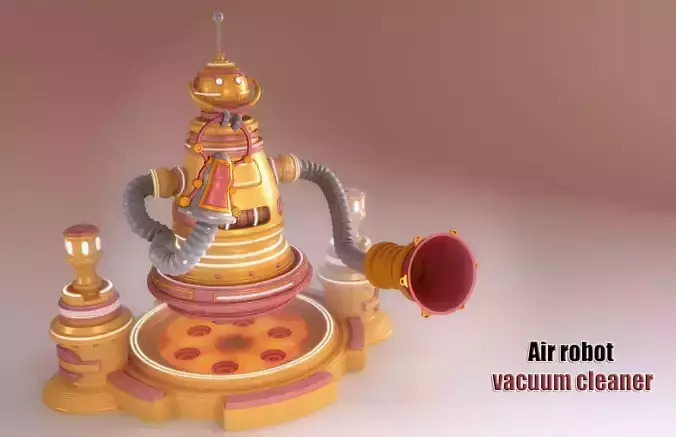 Air robot 3D model