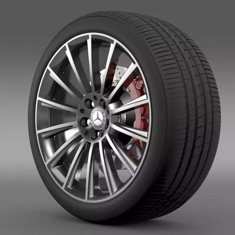AMG Mercedes Benz S 350 wheel 3D model