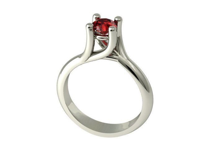 Engagement Ring 3D print model