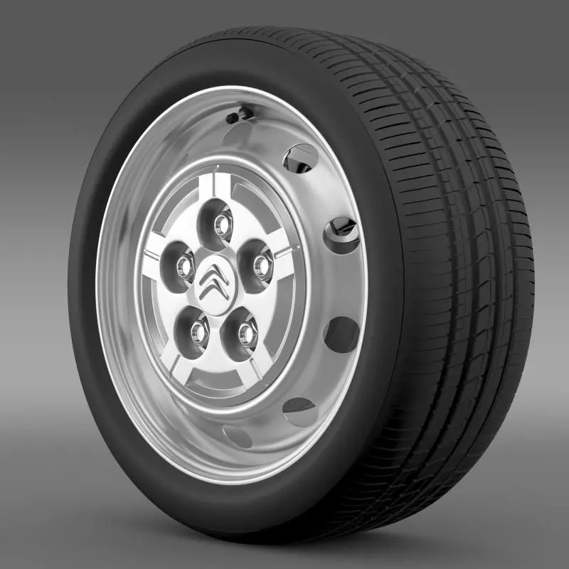 Citroen Jumper Van wheel 3D model_0