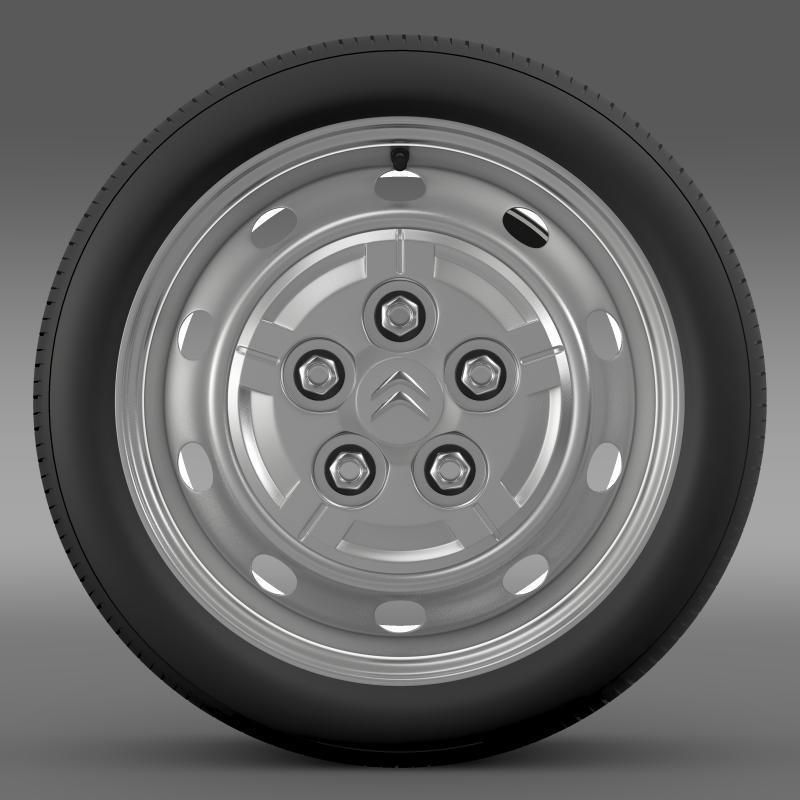 Citroen Jumper Van wheel 3D model_1