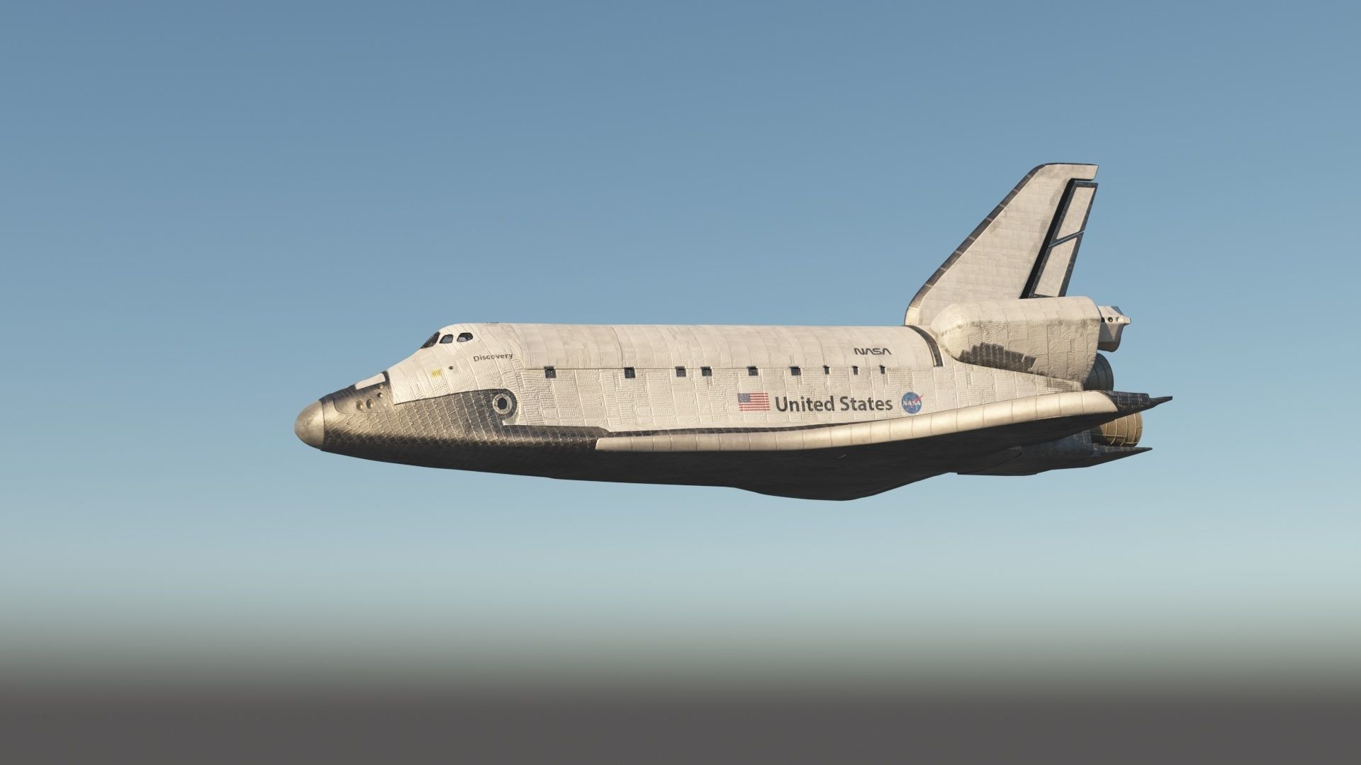 Space Shuttle Atlantis 3D model_1