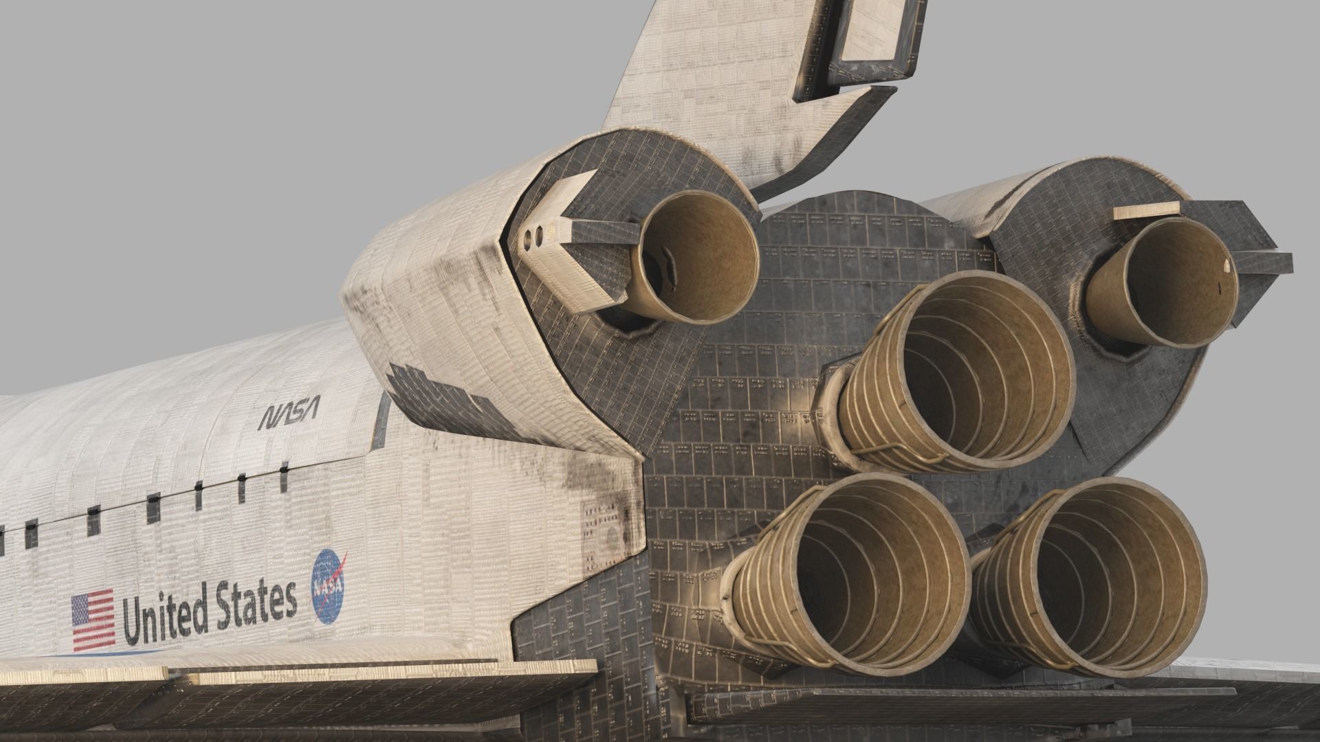 Space Shuttle Atlantis 3D model_7