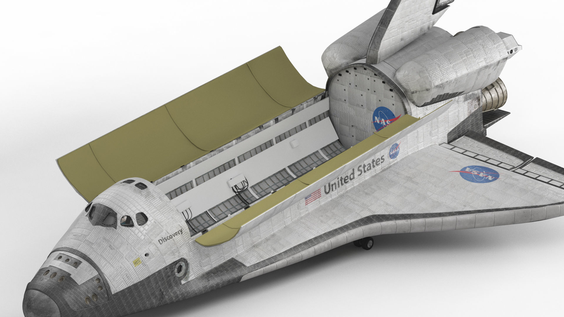 Space Shuttle Atlantis 3D model_10