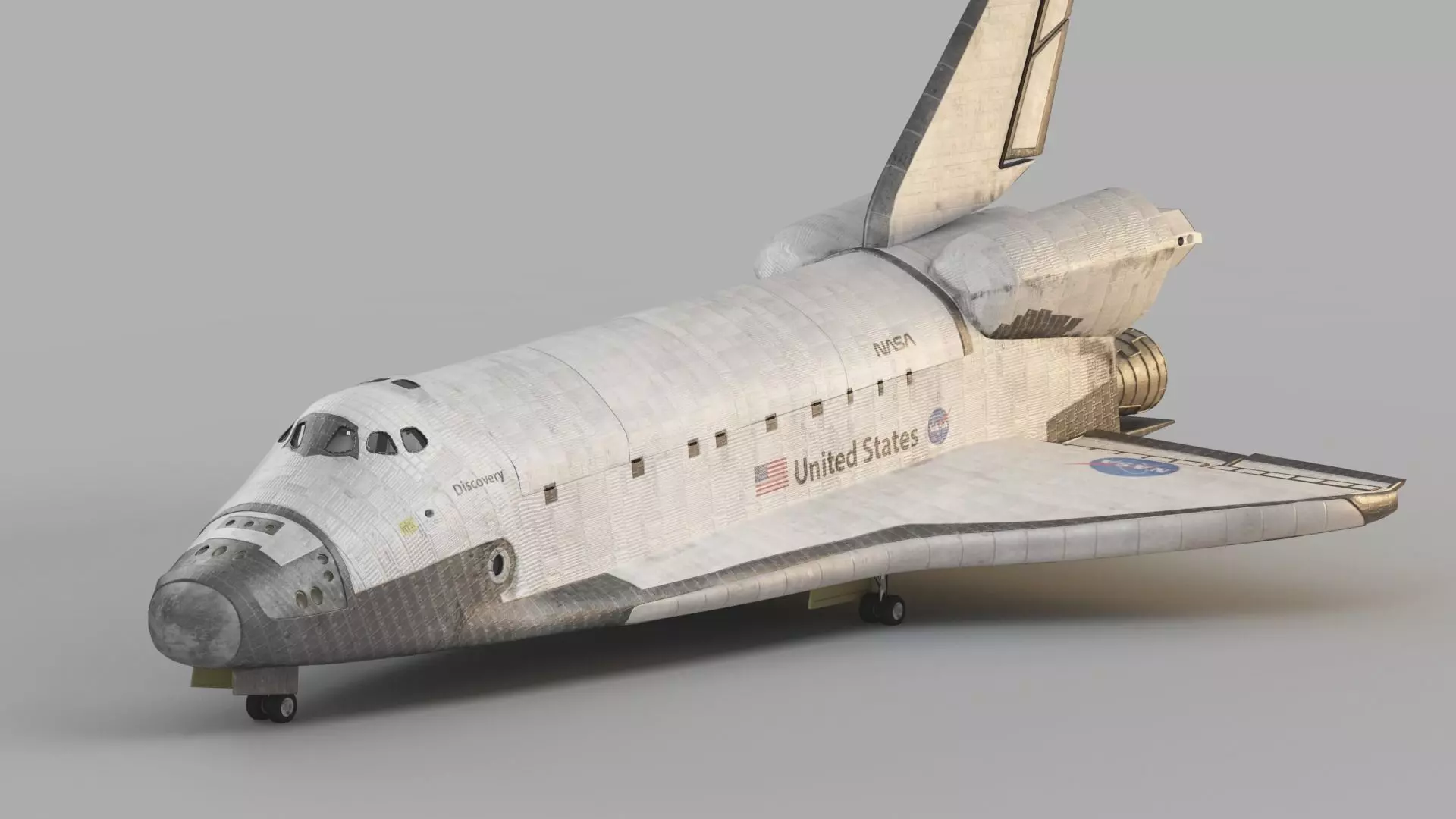 Space Shuttle Atlantis 3D model_0
