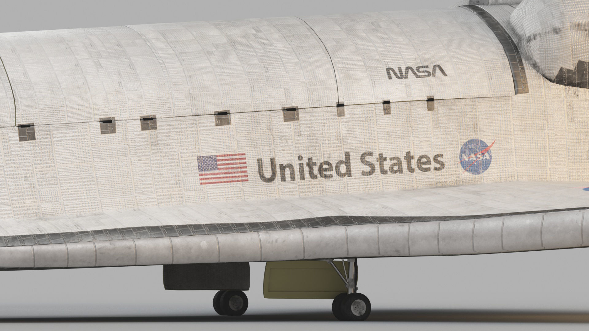 Space Shuttle Atlantis 3D model_8