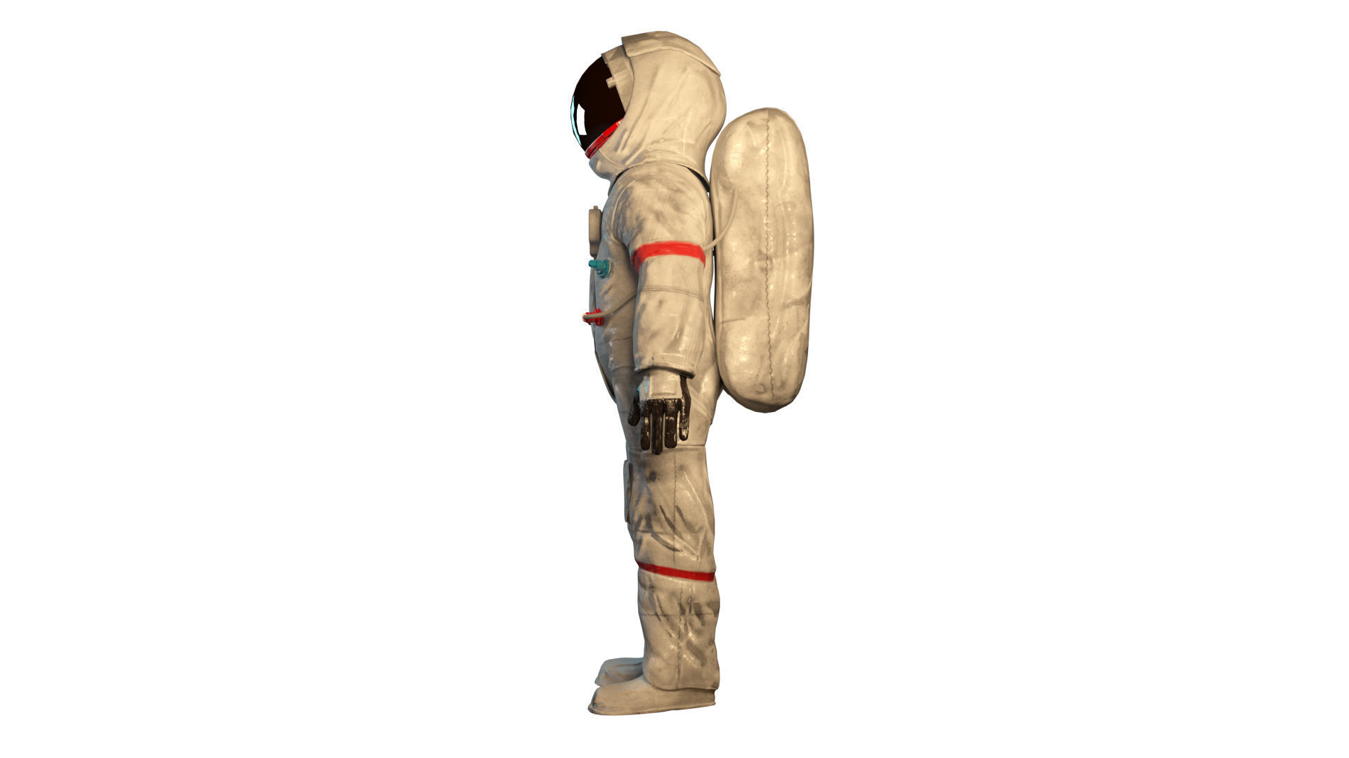 Astronaut space suit 3D model_5
