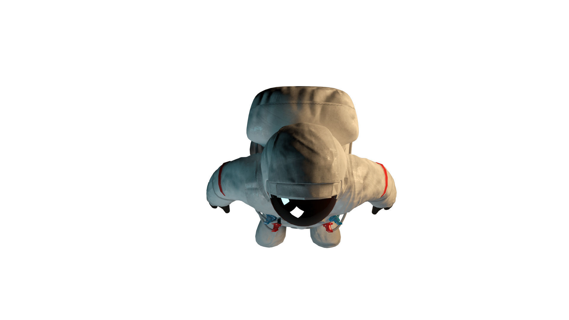 Astronaut space suit 3D model_6