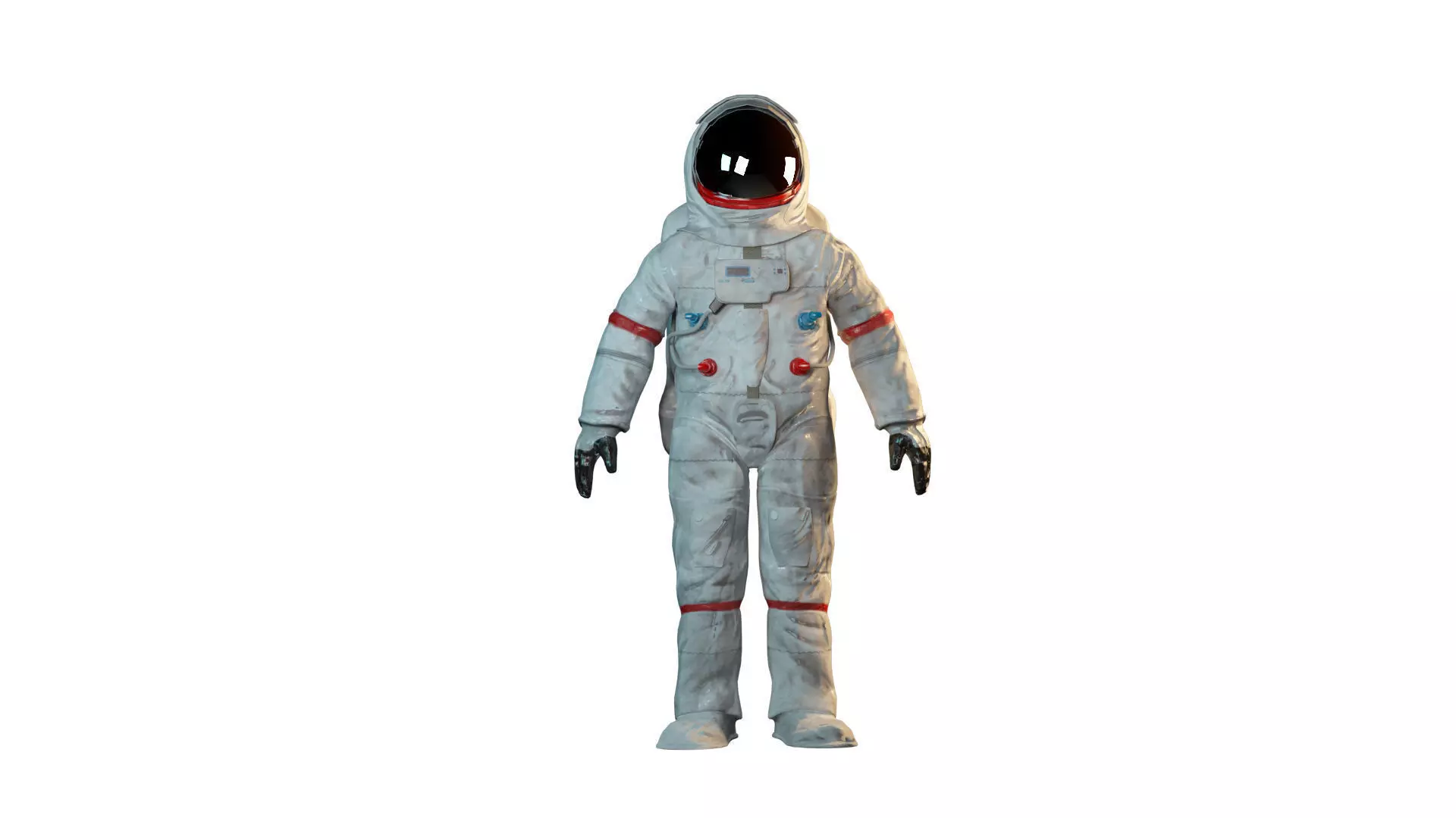 Astronaut space suit 3D model_0