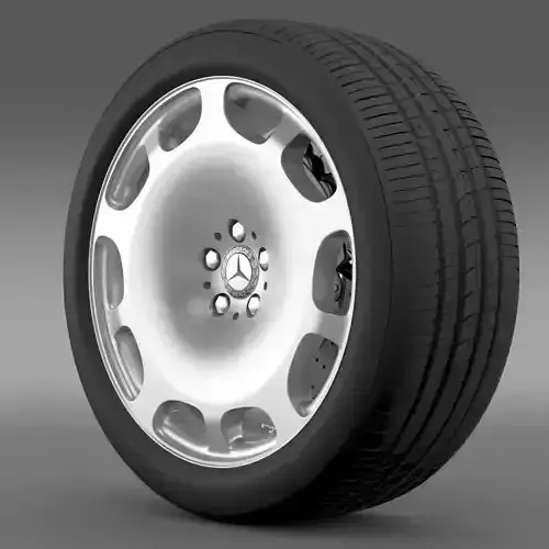 Mercedes Maybach wheel 3D model